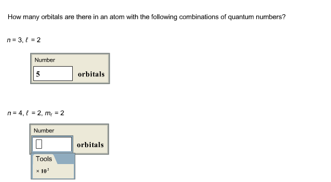 How Many Orbitals Are There In An Atom With The Chegg 