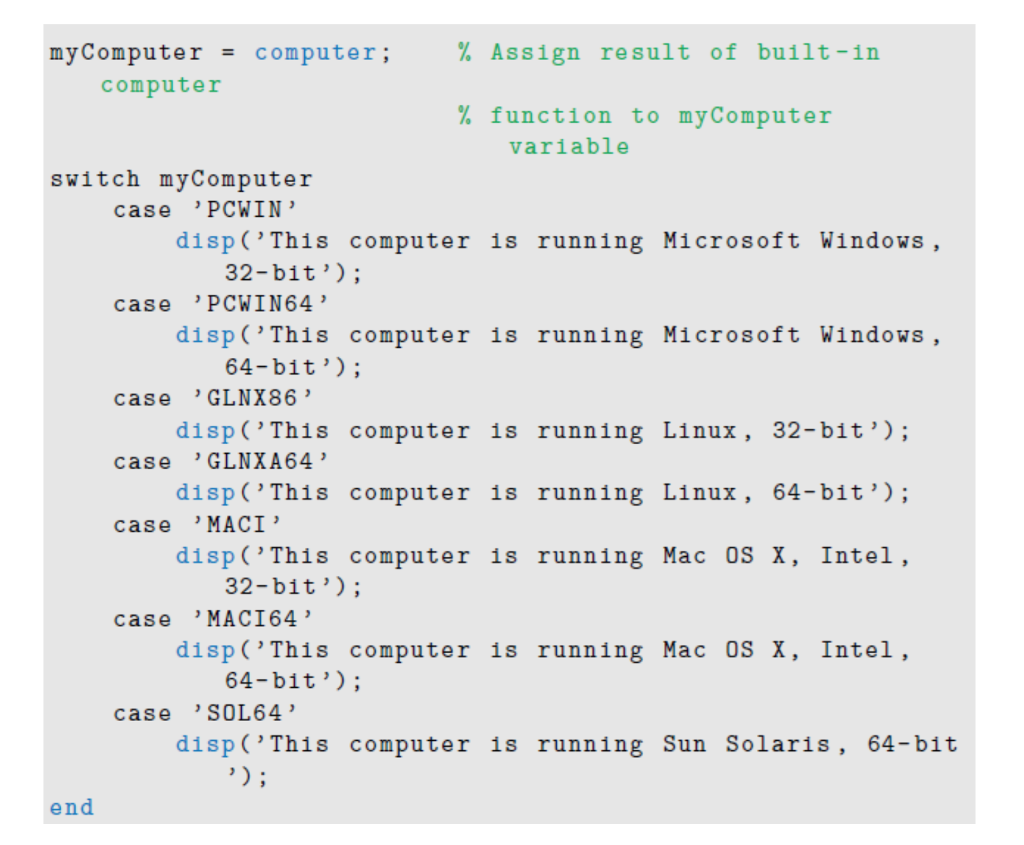 Solved Problem 3 And Provides A The Switch Statement In | Chegg.com