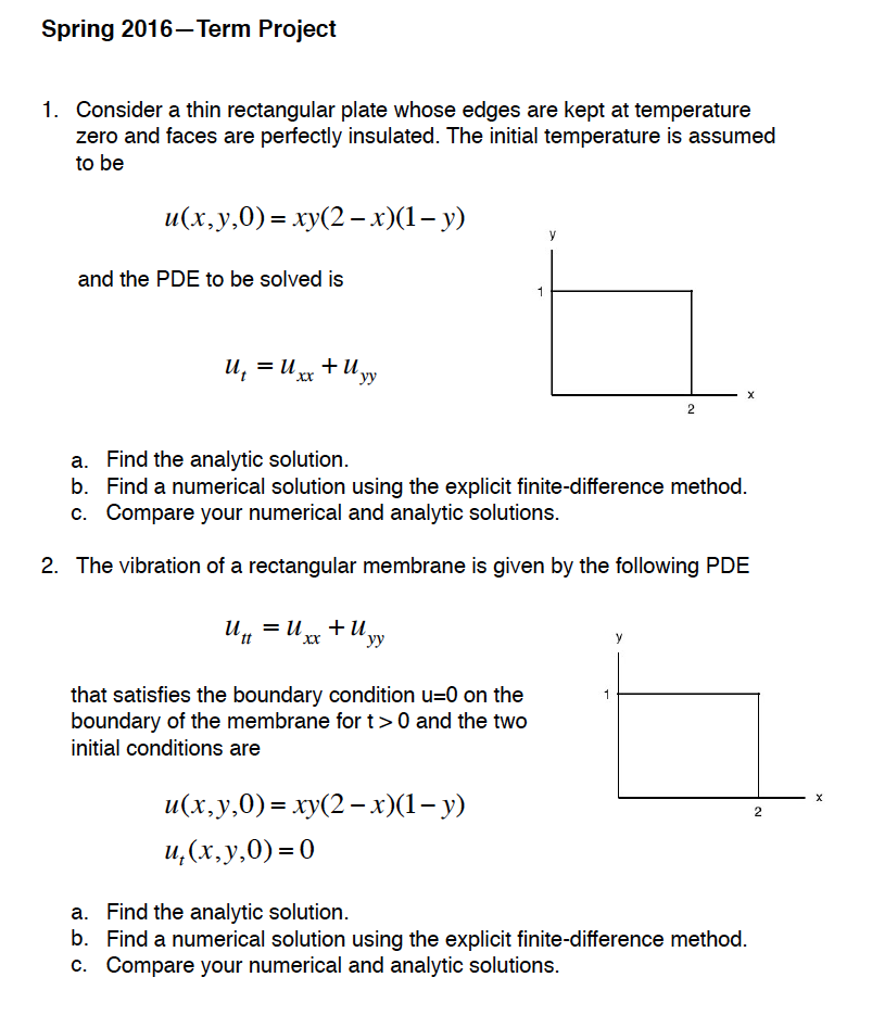 Solved Could you please help me for doing these 2 questions, | Chegg.com