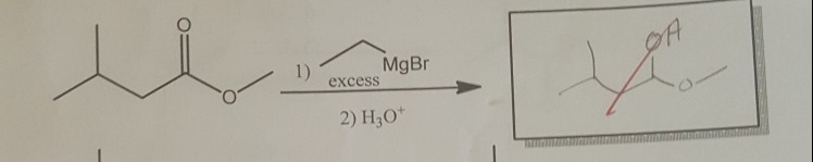 Solved 1) Mgbr Excess 2) H3o 