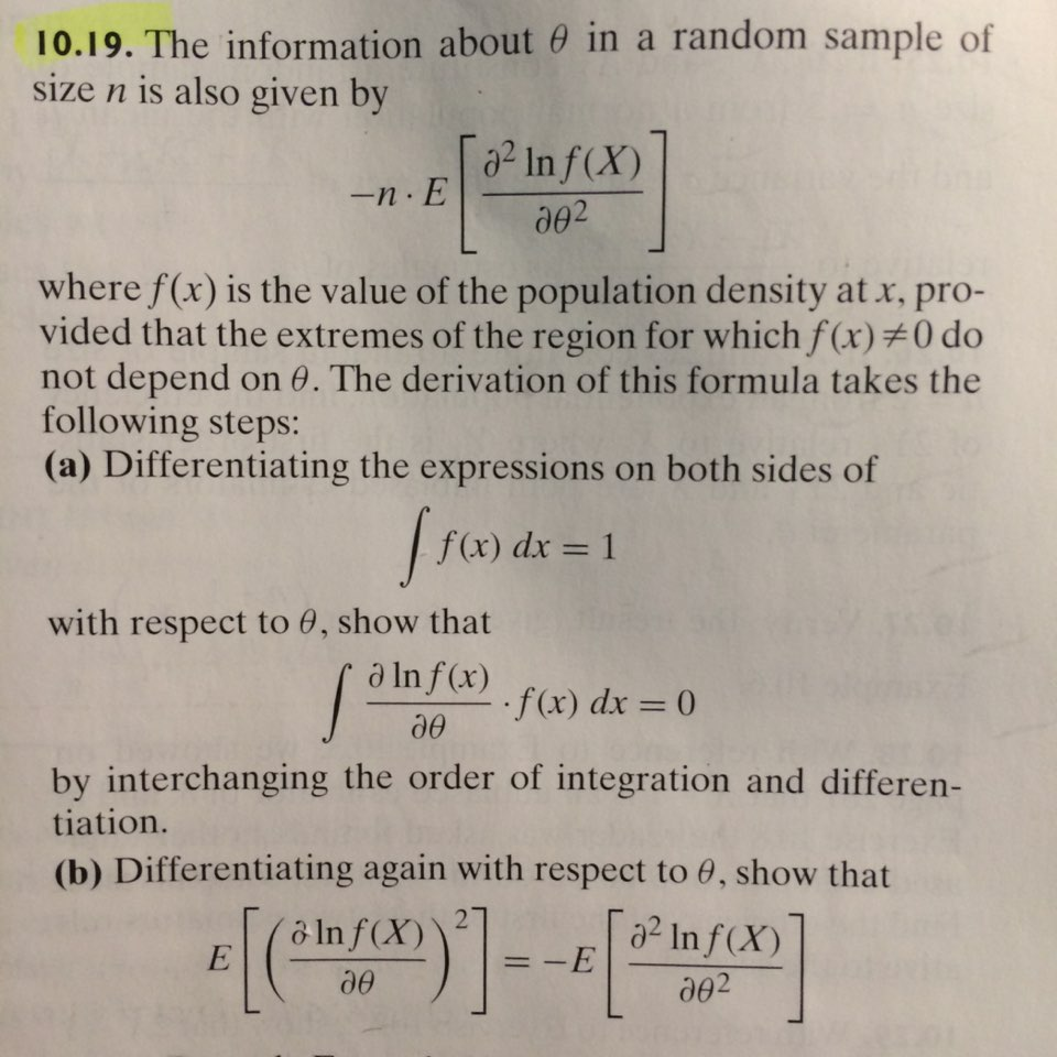 Solved This Is From Mathematical Statistics With | Chegg.com