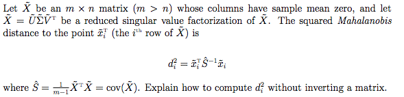 Solved Let X be an m times n matrix (m > n) whose columns | Chegg.com