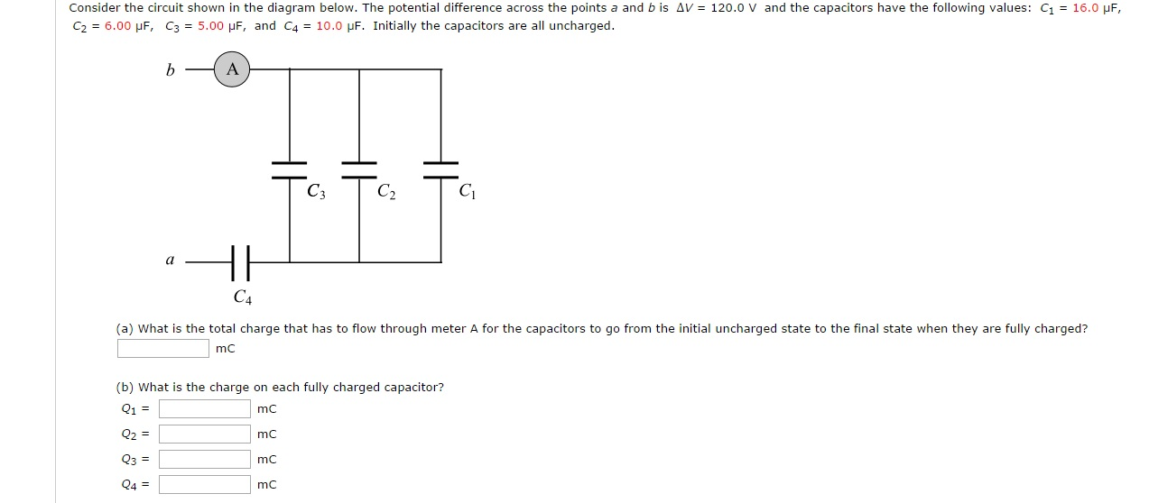 Solved onsider the circuit shown in the diagram below. The | Chegg.com