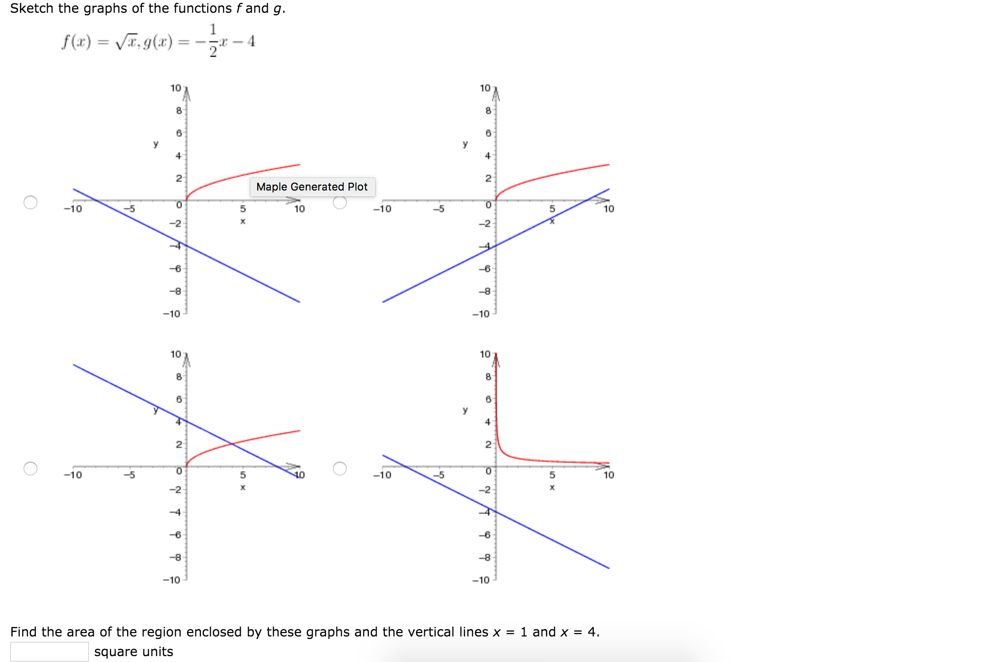 Solved Sketch The Graphs Of The Functions F And G F X