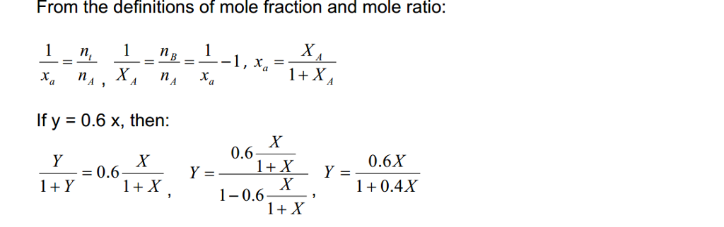 Mole Fraction Problem Set Solved This is mole fraction problem solution, I want to | Chegg.com