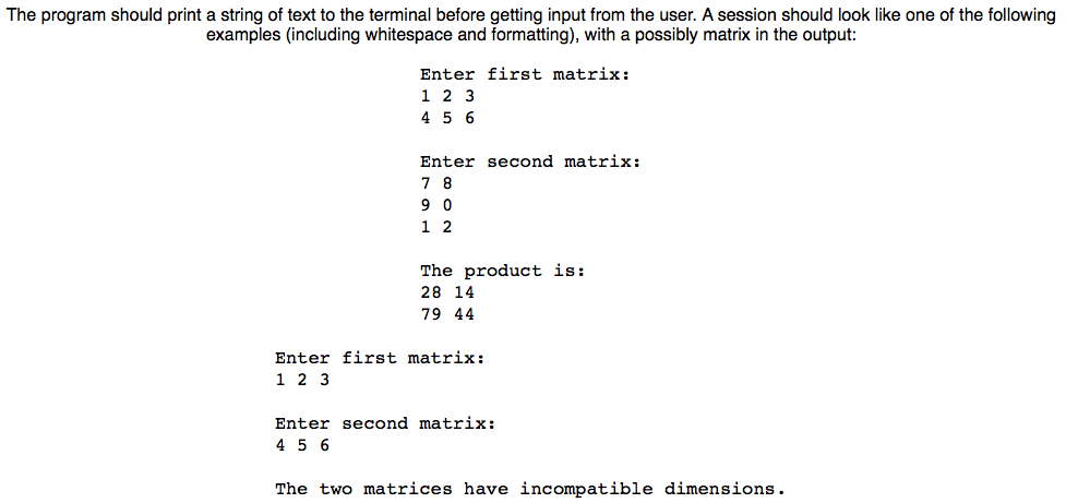 Solved USING C++ Write a program which multiplies two | Chegg.com