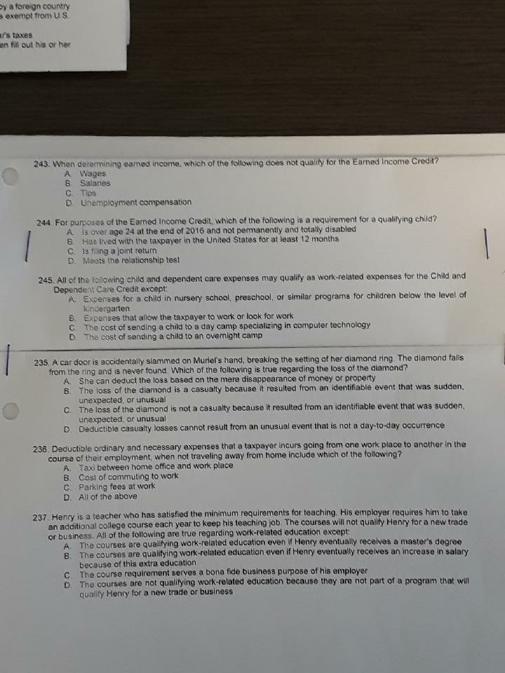 Solved 150. When determining earmings subject to SE tax, the | Chegg.com