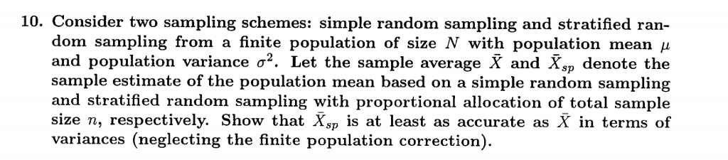 Solved 10 Consider Two Sampling Schemes Simple Random Chegg Solved 10 Consider Two Sampling Schemes Simple Random Chegg