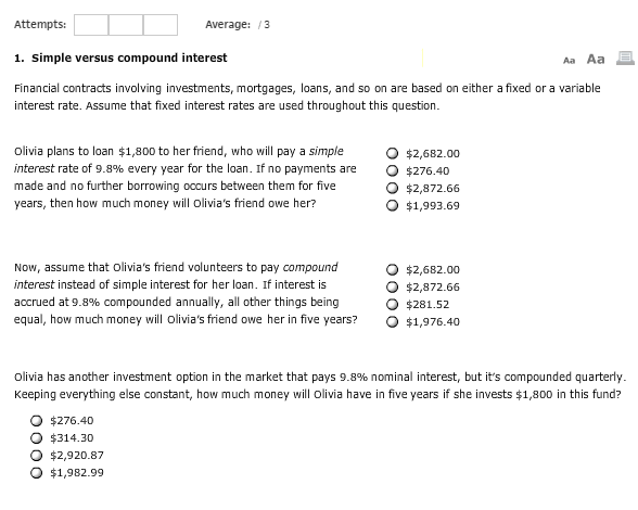 variable interest rate for investment property