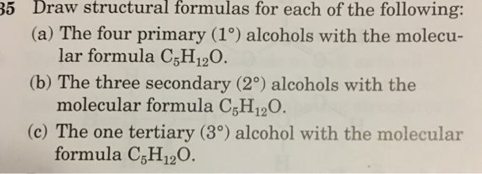 Solved Draw structural formulas for each of the following: | Chegg.com