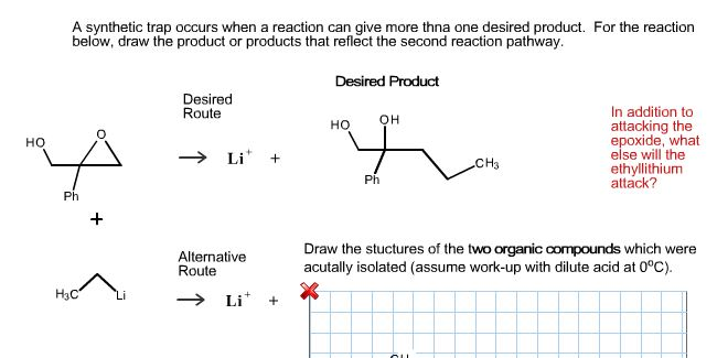 Solved A synthetic trap occurs when a reaction can give more | Chegg.com