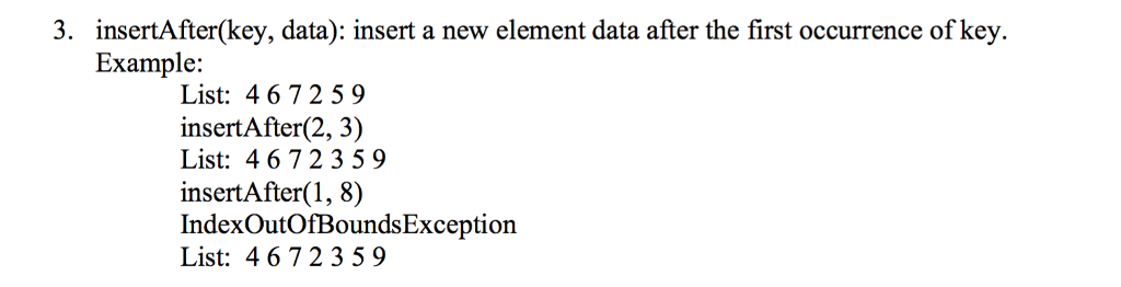 Solved write a method in java that goes inside: public | Chegg.com