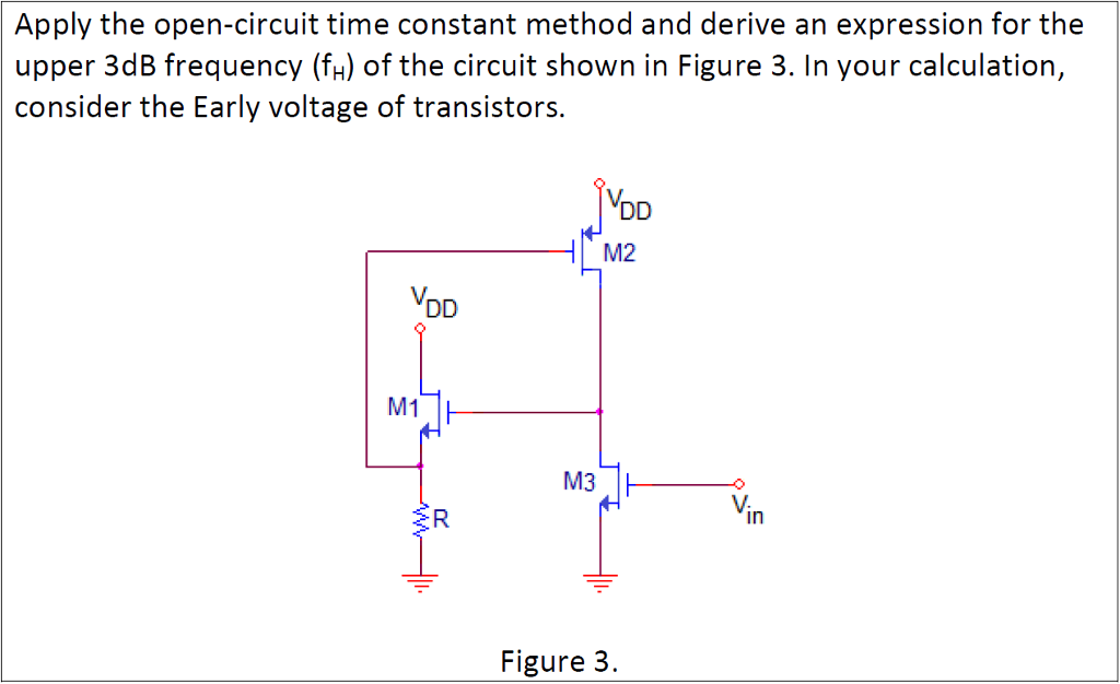 Solved Apply the opencircuit time constant method and