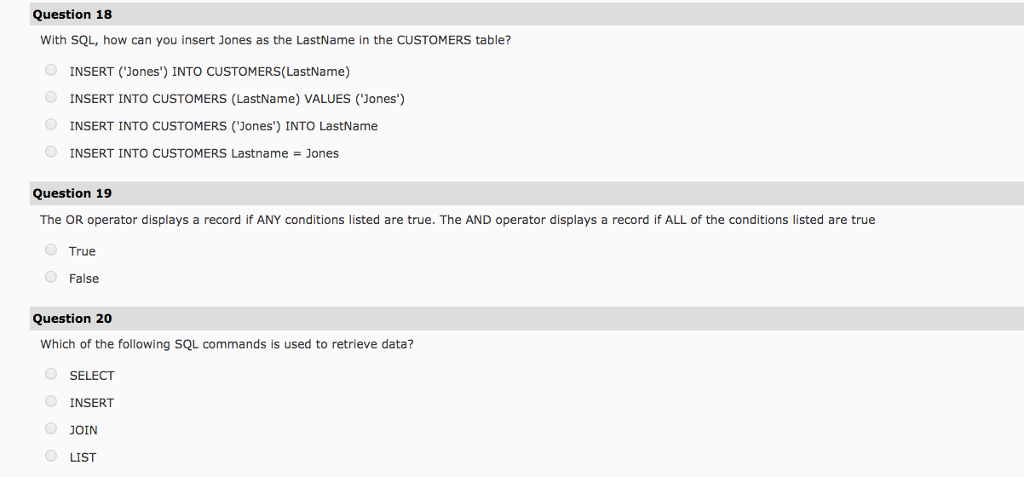 Solved Question 11 A stored program that is attached to the | Chegg.com