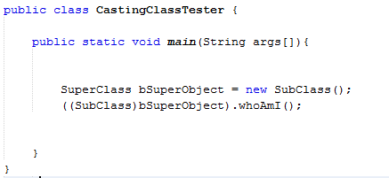 Solved Given a subclass and super class code as shown below. | Chegg.com