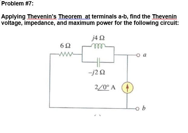 Solved Applying Thevenin's Theorem at terminals a-b, find | Chegg.com