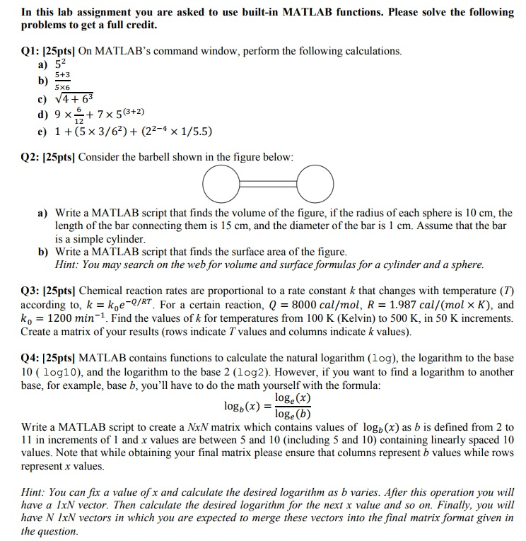 Solved In This Lab Assignment You Are Asked To Use Built-in | Chegg.com