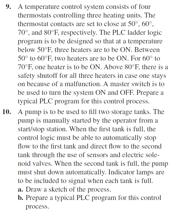 Solved A temperature control system consists of four