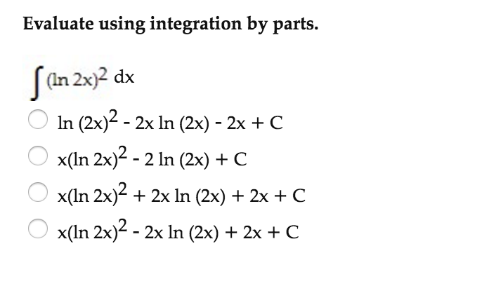 solved-evaluate-using-integration-by-parts-integral-ln-chegg