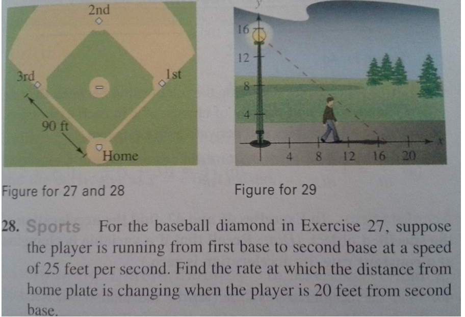 Solved For the baseball diamond in Exercise 27, suppose the