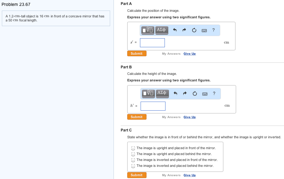 solved-a-1-2-cm-tall-object-is-16-cm-in-front-of-a-concave-chegg