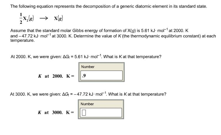 Solved Assume That The Standard Molar Gibbs Energy Of | Chegg.com