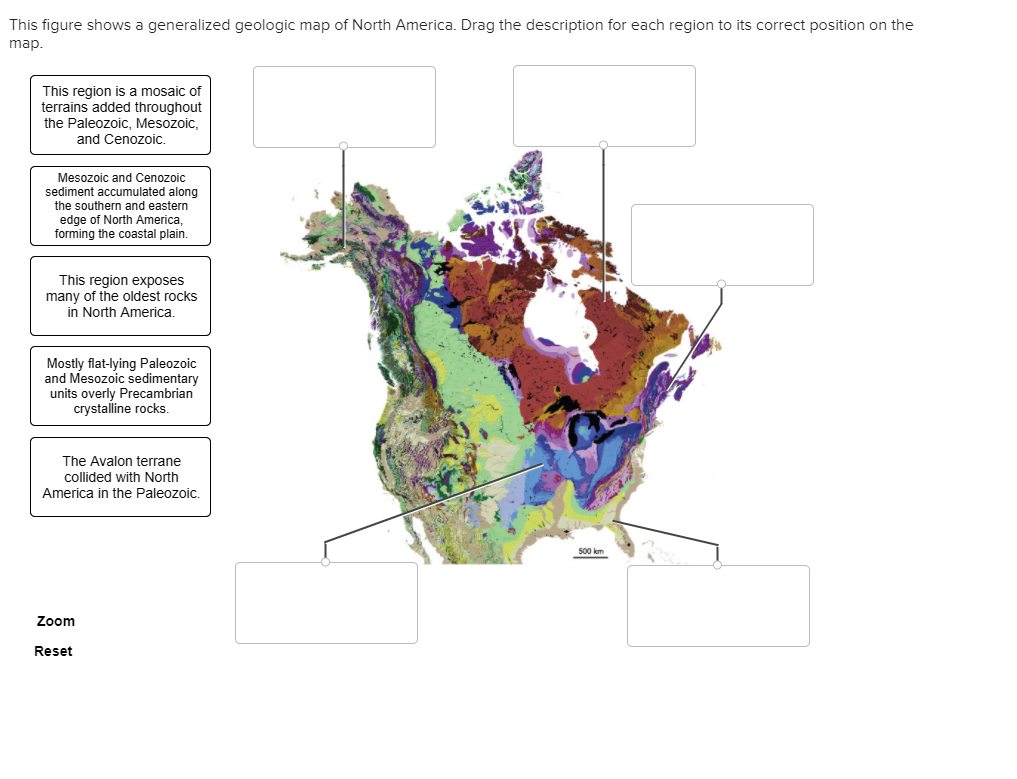Solved This Figure Shows A Generalized Geologic Map Of No