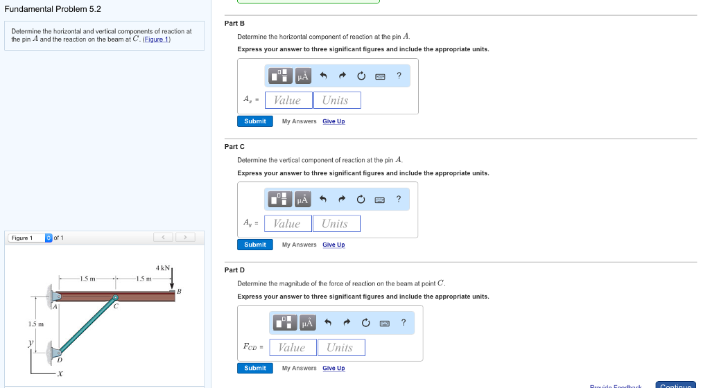 Solved Fundamental Problem 5.4 Determine the components of | Chegg.com