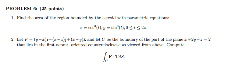 Find The Area Of The Region Bounded By The Astroid 