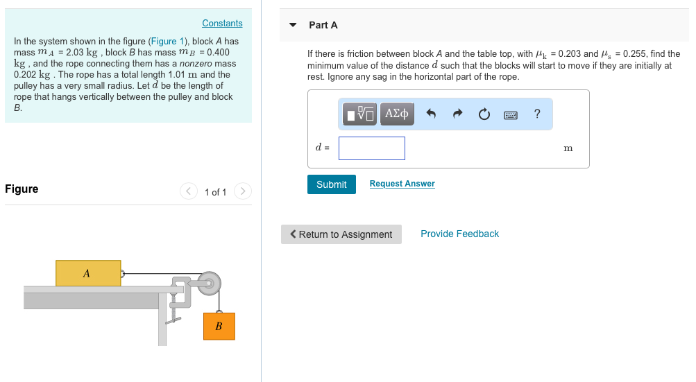 Solved tants Part A In the figure (Figure 1) the weight w is | Chegg.com