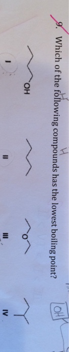 solved-which-of-the-following-compounds-has-the-lowest-chegg