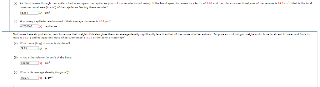 Solved What Did I Do Wrong For These Sections Please Let Me Chegg