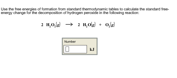 Solved Use the free energies of formation from standard | Chegg.com