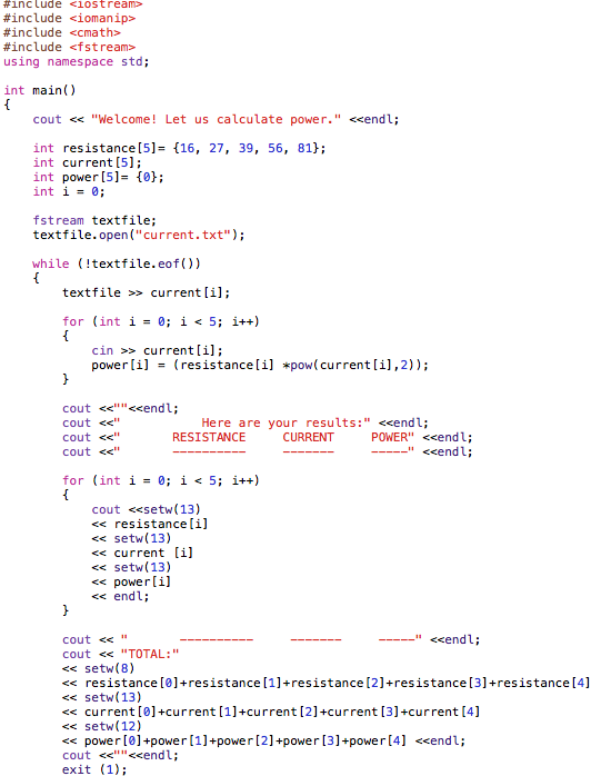 Solved Hi! Could you guys please help me with my C++ | Chegg.com