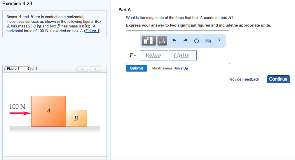 Solved Boxes A And B Are In Contact On A Horizontal, Fric...