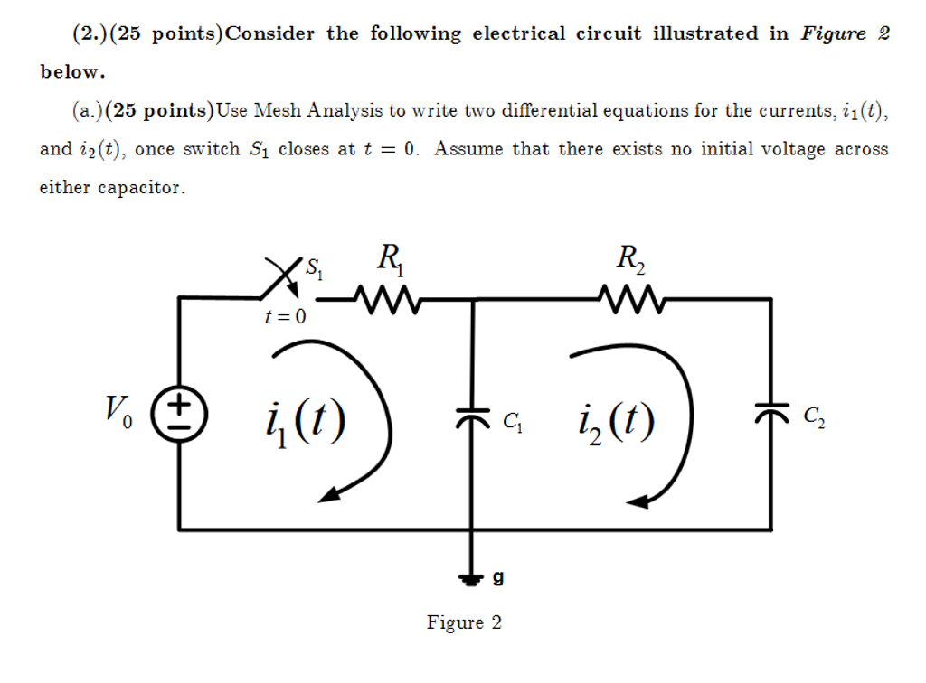 Consider The Following Electric Circuit