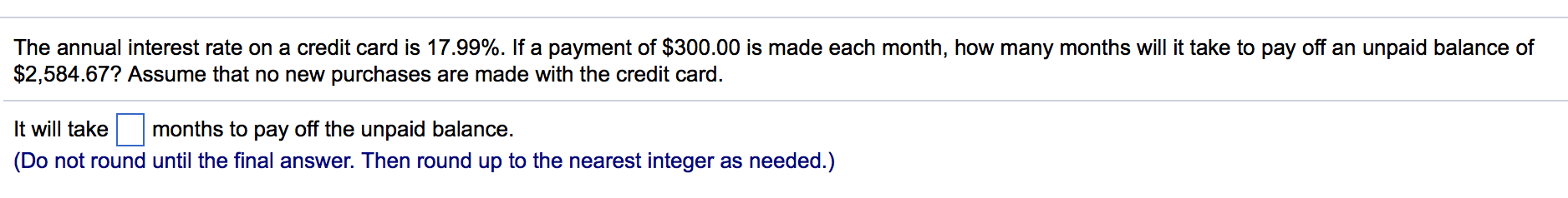 solved-the-annual-interest-rate-on-a-credit-card-is-17-99-chegg