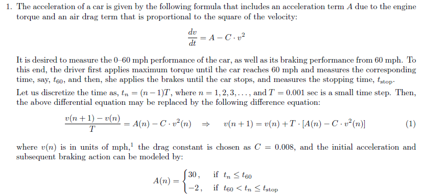 MatLab Problem (Matlab 2015a) | Chegg.com