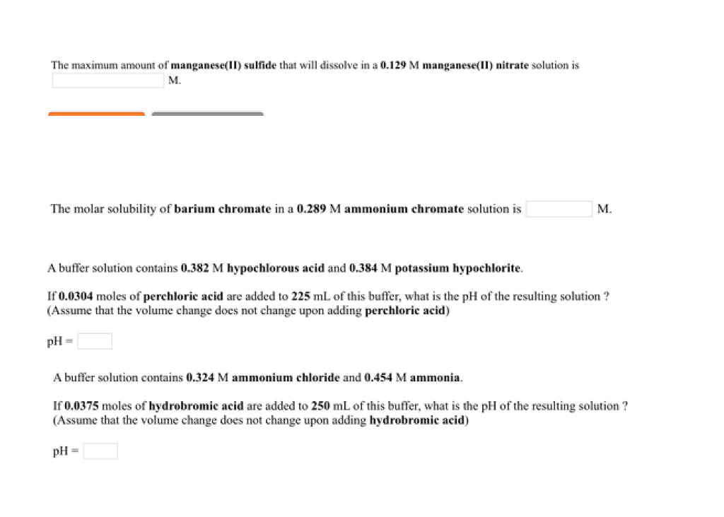 The maximum amount of manganese(II) sulfide that will