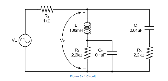 Solved Consider the circuit in Figure 6 -1 with Vin | Chegg.com