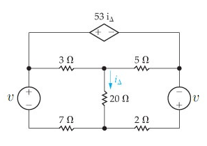 Solved Use the mesh-current method to find the power | Chegg.com