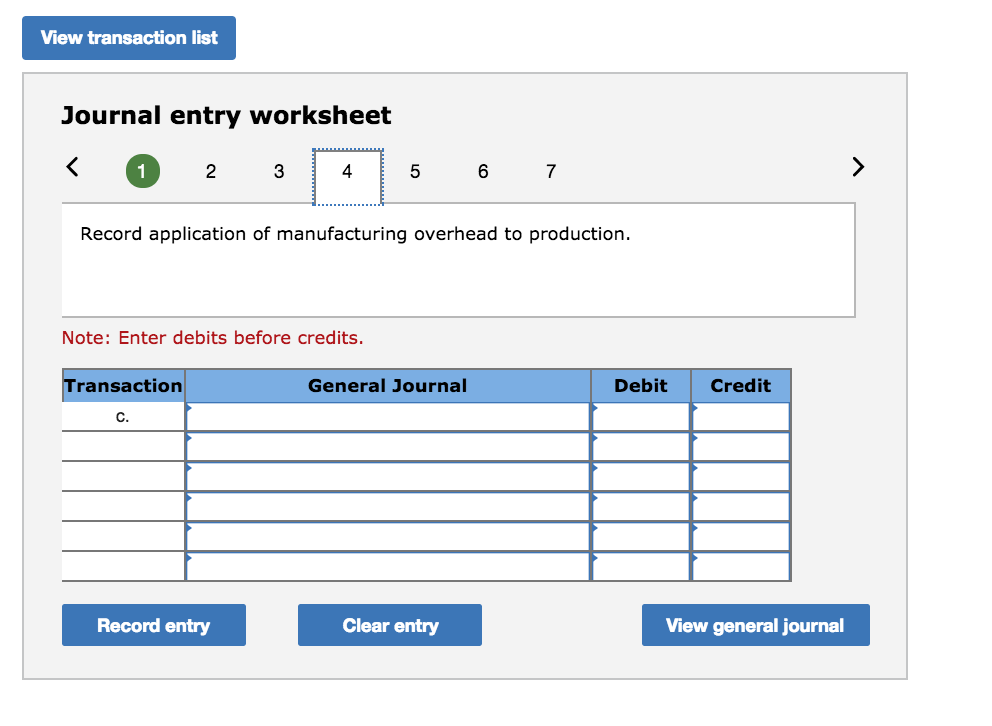 job order costing journal entries