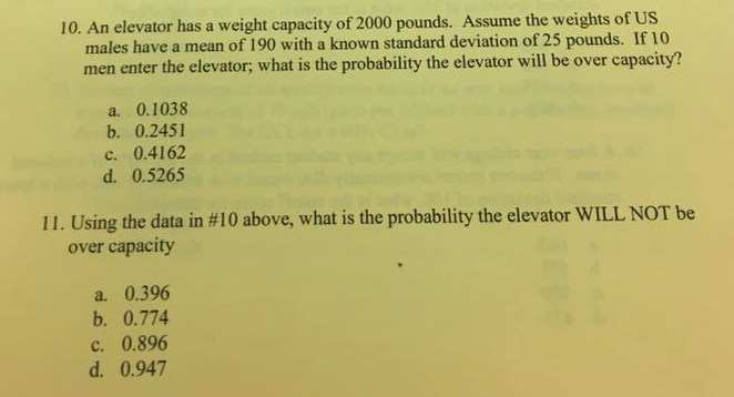 solved-10-an-elevator-has-a-weight-capacity-of-2000-pounds-chegg