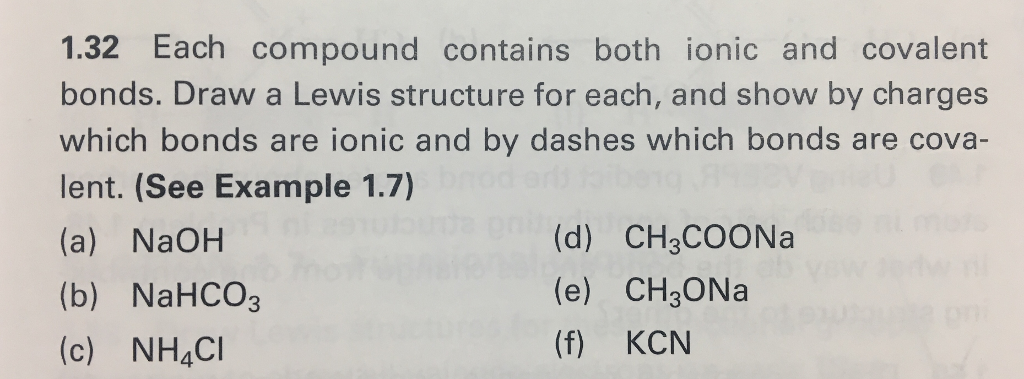 Which Compound Contains Both Ionic And Covalent Bonds