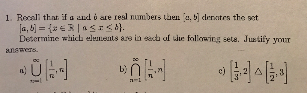 Solved Recall That If A And B Are Real Numbers Then [a, B] | Chegg.com