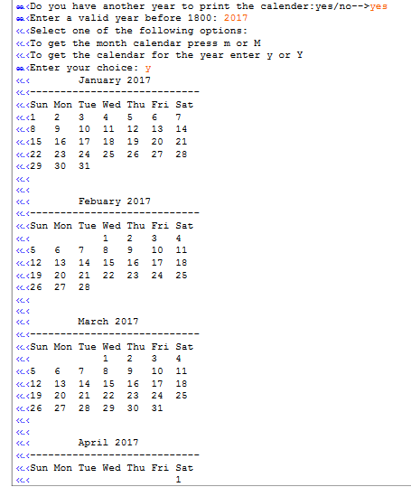 solved-problem-write-a-program-that-prints-the-calendar-chegg
