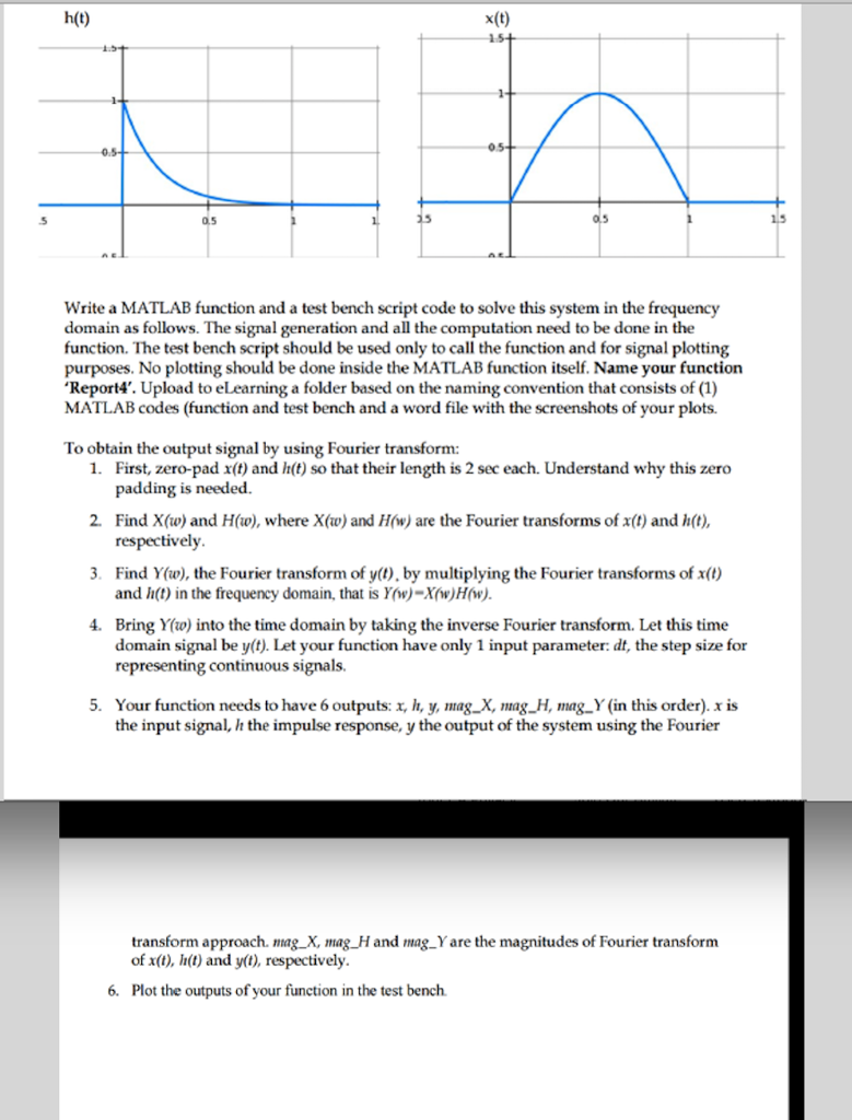 Solved Write a MATLAB function and a test bench script | Chegg.com
