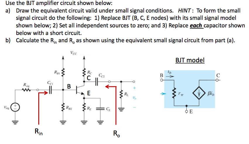 Get Answer) Draw The AC Small Signal Equivalent Circuit For, 49% OFF