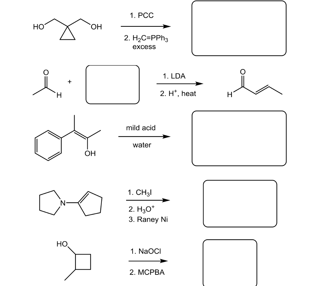 Solved Please Write Out The Multi Step Synthesis Problems. | Chegg.com