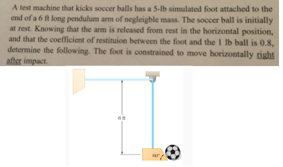 Solved A test machine that kicks soccer balls has a 51b